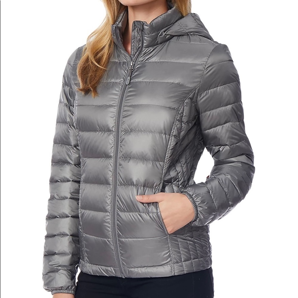 HeatKeep Hooded Packable Puffer Down Jacket